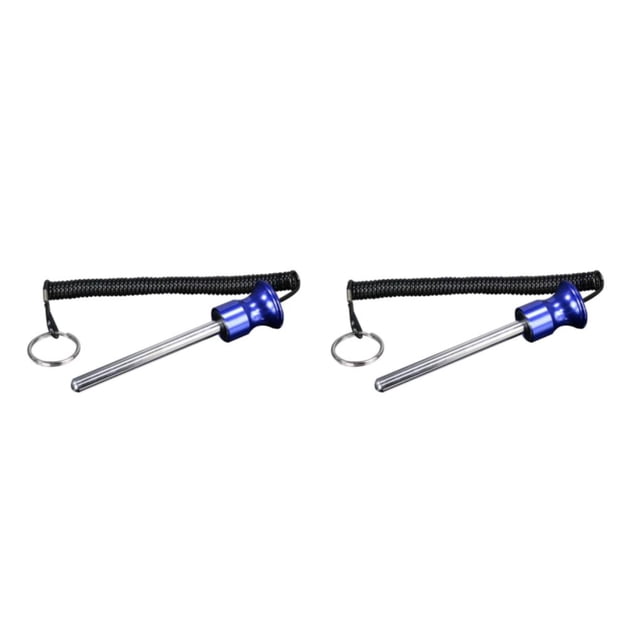 Transemion Universal Magnetic Weight Stack Pin for Versatile Fitness Training 10x105mm Blue 2Set