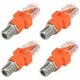 thumbnail image 1 of Coaxial To Ethernet Adapter, 4 Pack Rf F Female To Rj45 Male Converter For Tester, 1 of 5