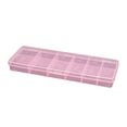 thumbnail image 2 of Caja organizadora Zulema puntas de uñas 12 ranuras vacía Rosado, 2 of 5