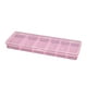 thumbnail image 2 of Caja organizadora shamjiam de almacenamiento de puntas de arte de uñas plástico 12 compartimentos Rosado, 2 of 5