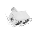 thumbnail image 2 of WRITWAA Conector De Amplificador Para Audio En Aluminio Ideal Para Instalación De Car Audio, 2 of 8