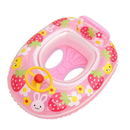 Nuolux Swimming Swim Babyring Boat Toddlers Boats Babies Seat Float Baby Boats Steering Wheel Ring