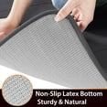 thumbnail image 3 of Memory Foam Bath Mat Rug, 24" x 18", Ultra Soft and Non-Slip Bathroom Rugs, Water Absorbent and Machine Washable Bath Rug for Bathroom, Shower, and Tub, 3 of 6