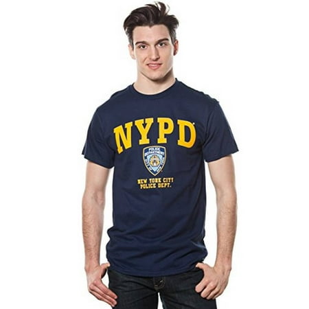 Nypd Physical Training T-shirt - Adult Nypd Yellow Printed Tee