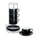 thumbnail image 2 of Lipstore Ceramic Espresso Cups Espresso Mugs Cappuccino Cups for Tea Latte Cappuccino 5OZ, 2 of 8