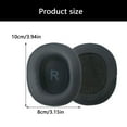 thumbnail image 3 of 1Pair Earpads Leather Ear Pad Ear Cushions Cover Memory Foam Earmuffs for A70 A71 Headsets, 3 of 9