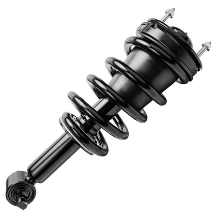 Detroit Axle - Front Strut w/Coil Spring Assembly Replacement for Silverado Sierra Suburban Yukon XL 1500 Tahoe Avalanche Escalade Fits select: 2011 ,2013 CHEVROLET SILVERADO K1500 LT