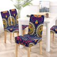 thumbnail image 5 of RYLABLUE Colorful Paisley Stretch Chair Cover Protector Seat Slipcover for Dining Room Hotel Wedding Party Set of 6, 5 of 5