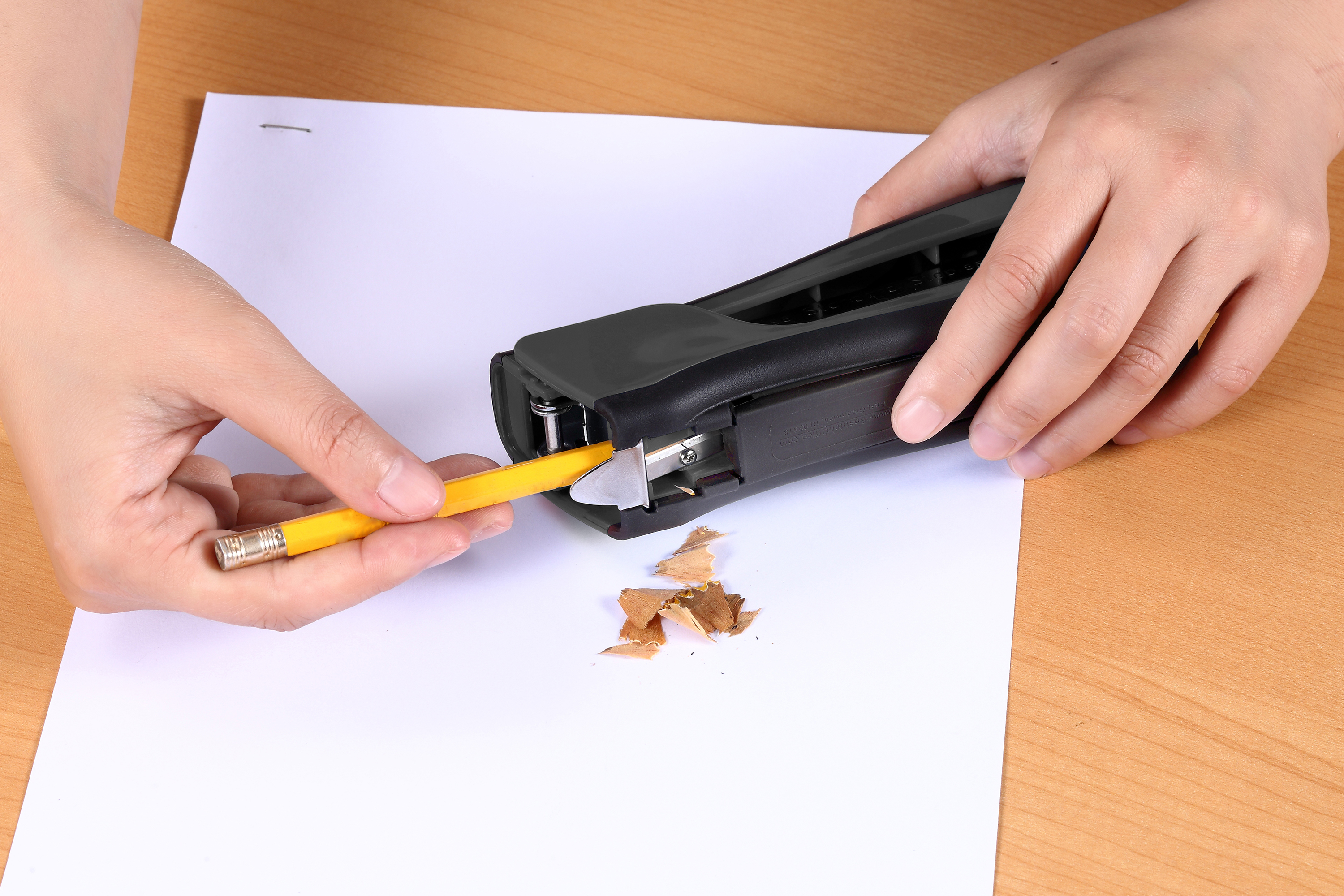 Bostitch Dynamo™ Stapler with Pencil Sharpener and Staple Remover, Gray