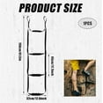 thumbnail image 2 of 3-Step Hunting Climbing Aider with Anti-Skidding Steps, 61.5 Inch Portable Hunting Tree Climbing Rope Ladder for Outdoor Sports Rock Climbing Caving Mountaineering, 2 of 6