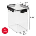 thumbnail image 6 of SharpChef 3Pc Airtight Food Storage Container with Easy locking lids, Date Indicator, Leakproof, Kitchen Pantry Organization and Storage, BPA-Free, 6 of 7