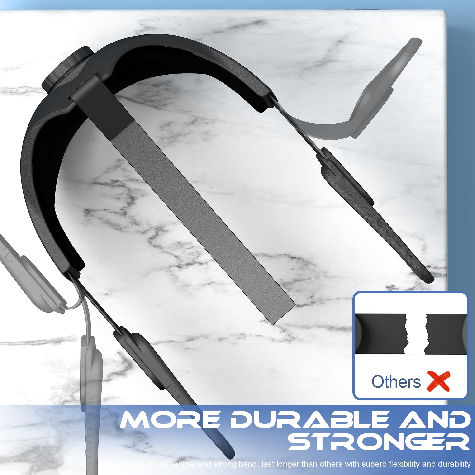 Orzero Adjustable Head Strap Fit for Oculus Quest 2 VR Orzero Adjustable Head Strap Fit for Oculus Quest 2 VR