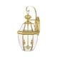 thumbnail image 4 of Farol de pared exterior Livex Lighting Monterey de latón pulido, 4 of 6