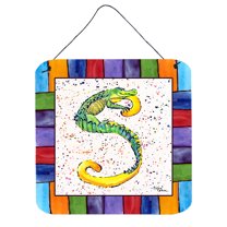 Carolines Treasures 8442-SDS66 Beach and Seafood Wall or Door Hanging Prints 6HX6W multicolor