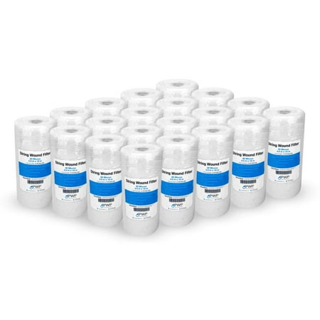 

String Wound Sediment Water Filter Cartridges 10x4.5 20 Micron 20 Pack