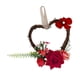 thumbnail image 1 of 2x Mimbre Artificial Corazon para Puerta Boda Accesorio Decorativo Suministro de Navidad perfecl Decoración de flores de ratán de corazón, 1 of 8