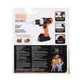 thumbnail image 3 of Taladro eléctrico de juguete Black+Decker Matrix Jr. Niños con luz LED, 3 of 3