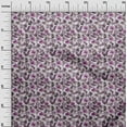 thumbnail image 3 of oneOone Viscose Jersey Dark Magenta Fabric Tropical Fabric For Sewing Printed Craft Fabric By The Yard 60 Inch Wide, 3 of 4