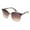Brown Gradient Brown, variant on Womens 90s Round Butterfly Plastic Gradient Lens Sunglasses Brown
