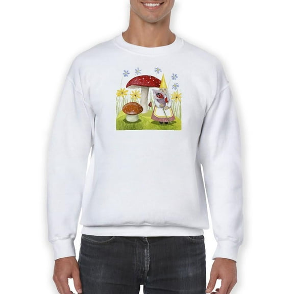 Gnome Neighbors Ii Sweatshirt Men -Grace Popp Designs, Male 5X-Large