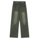 thumbnail image 5 of WILLBEST Jeans Mujer Pantalones Vaqueros Holgados de Pierna Recta y Cintura Alta para Mujer, Pantalones Vaqueros de Pierna Ancha, Cómodos, Elásticos, Largos Hasta El Suelo, Casuales Grande, 5 of 5