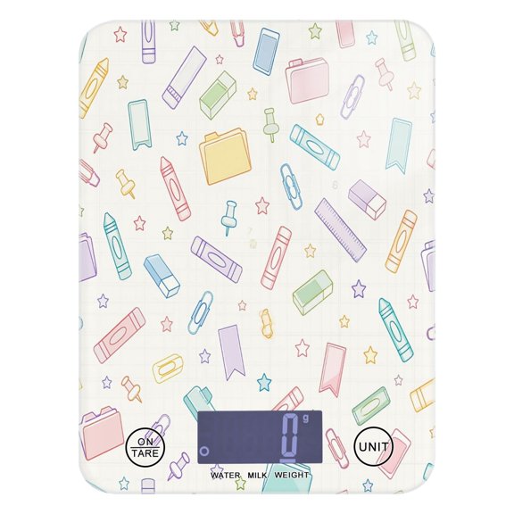 Kitchen Scale Digital Food Scale 5000g Max Capacity Battery Operated (Batteries Not Included) Cute Fun Pattern