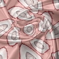 thumbnail image 5 of Ambesonne Fruit Valance Pack of 2, Sliced Lychee Pop Art Motif, 54"X12", Blush Pale Eggshell, 5 of 5