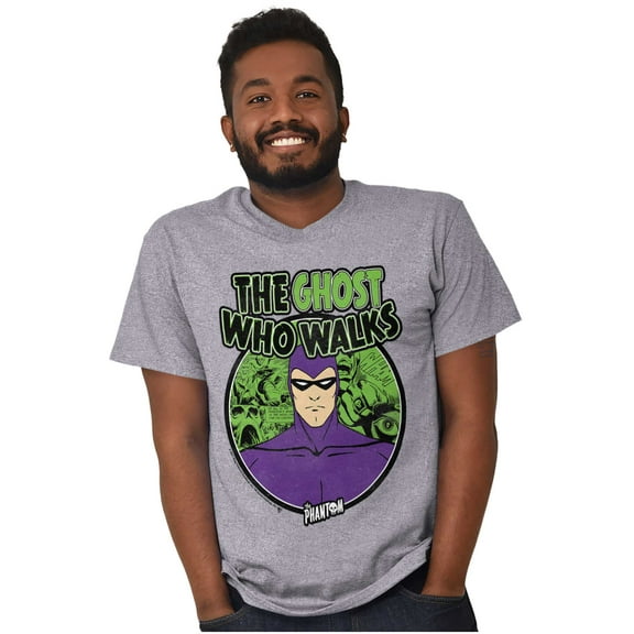 the Phantom Ghost Who Walks Men's Graphic T Shirt Tees Brisco Brands S