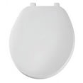 thumbnail image 5 of Mayfair 92B-000 Toilet Seat, Round, Plastic, White, Top-Tite Hinge, 5 of 10