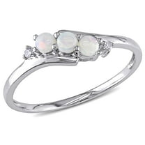Everly Women's Opal 10k White Gold Ring