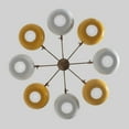 thumbnail image 4 of Stilnovo Style 8 Arm Lights Shade Sputnik Chandelier Light Fixture Brass Chandelier, 4 of 7