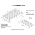 thumbnail image 7 of Concord Platform Bed with Flat Panel Foot Board and Twin Size Urban Trundle Bed, Multiple Colors, Multiple Sizes, 7 of 7