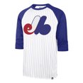 thumbnail image 1 of Men's Montreal Expos MLB Pinstripe Raglan Tee - Size XL, 1 of 1