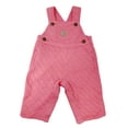 thumbnail image 3 of Carhartt Baby Girls Long Sleeve Bodysuit, Overalls, and Bib 3pc Set, Pink Farm Print, 3 of 5
