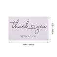thumbnail image 2 of 150Pcs Multi-function Thank You Cards Elegant Coated Paper Thank Cards for Delivery, 2 of 8