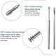 thumbnail image 5 of ZHAOCHENG Juego de 6 herramientas innovadoras para limpiar la cera de los oídos con resorte, kit de acero inoxidable para quitar la cera de los oídos, herramienta para limpiar los oídos con cuchara de, 5 of 5