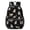 Bulldog and Paw, variant on Bulldog and Paw Dog Print Black Pattern 17" School Backpacks for Teens,Waterproof Oxford Fabric,S-Shape Padded Straps for School,Travel,Hiking,Camping