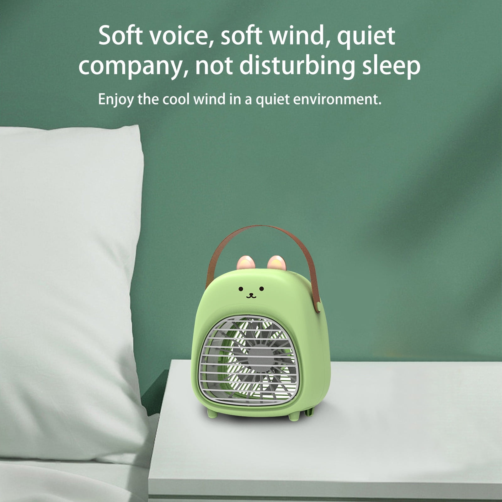 PHIGZNT Portable Air Conditioners, Portable AC Unit Evaporative Air Cooler 180°Auto Rotation, 3 Wind Speeds, 2-4H Timer, Personal Mini Cooling Fan for Home Room Bedroom Office Camping