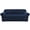 Navy, variant on Fully Wrapped Elastic Sofa Cover With Navy Blue Color For One Person Sofa Cover Color:Navy Material:Polyester-Cotton Blend