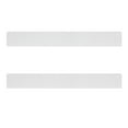 thumbnail image 5 of Kate and Laurel Mezzo Modern Metal Floating Shelves, Set of 2, 24, White, Photo Display Ledge, 5 of 7