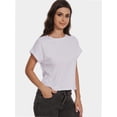 thumbnail image 6 of Women's Crew Neck Short Sleeve T Shirt Summer Casual Loose Workout Top, 6 of 6