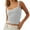 Gray, variant on USSUMA Camisole Tops for Women Womens Tank Tops Sexy Casual Solid Fashion Women Sleeveless V-Neck Vest Ladies Slim Short Tops My Order Womens Tops