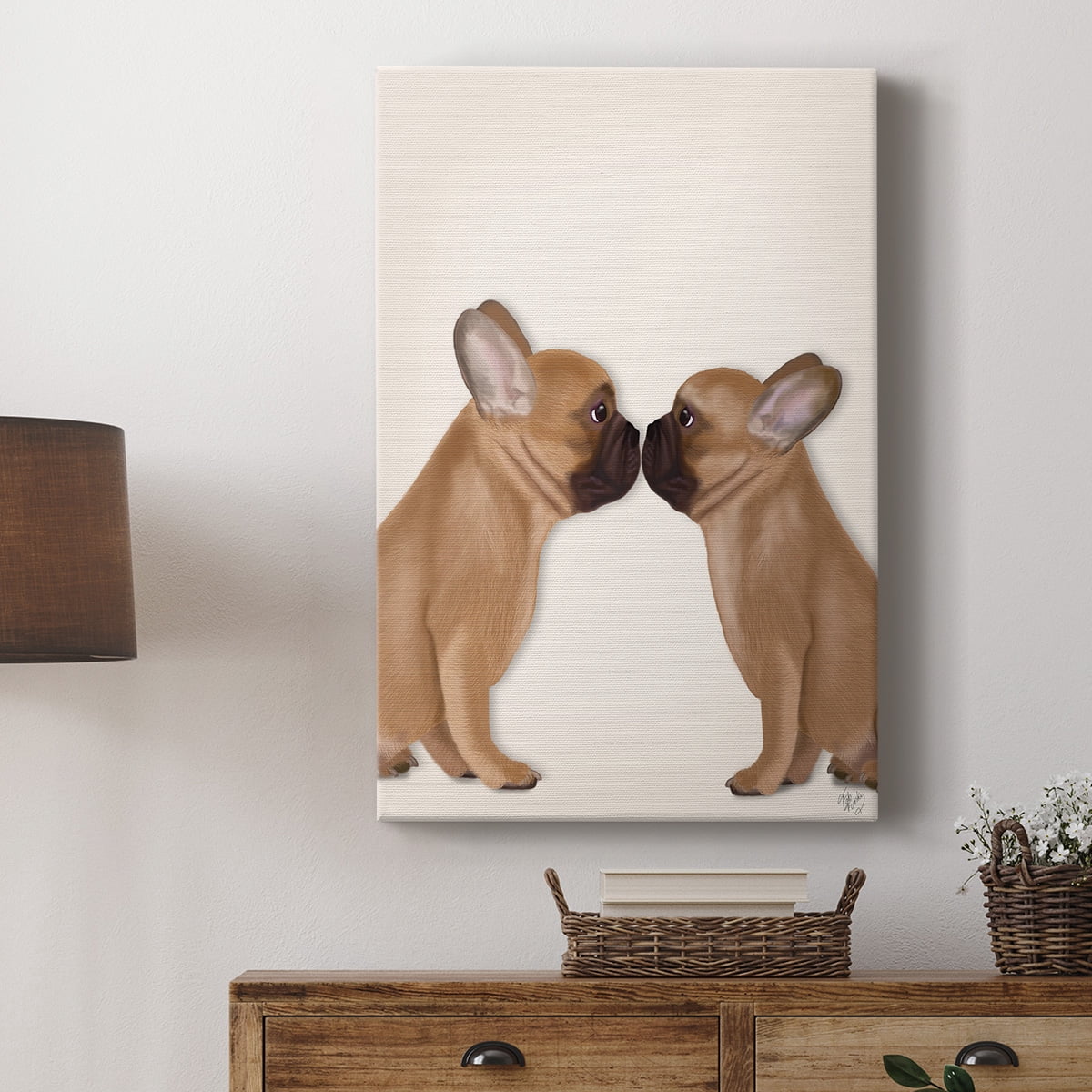 French Kiss Close Up I Premium Gallery Wrapped Canvas - Ready to Hang