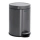 thumbnail image 1 of Bote de basura Rubbermaid de acero inoxidable de 6 litros con tapa, color carbón, 1 of 7