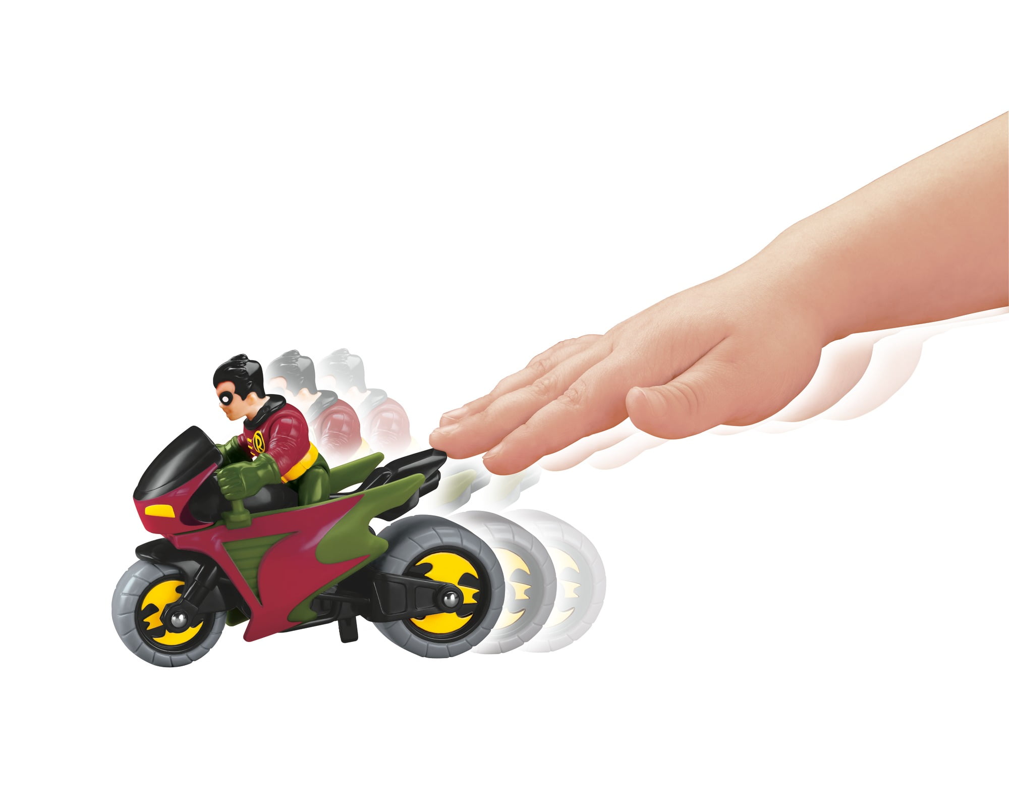 imaginext batmobile & cycle