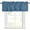 Blue, variant on Indigo Blue Solid Color Kitchen Valances for Windows, Minimalist Vintage Linen Texture Bathroom Window Valances 42x12 Inch Rod Pocket Window Treatments Valance Curtains for Living Room Bedroom Decor