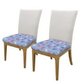 thumbnail image 2 of KLL Strawberry And Flowers Pattern Seat Covers for Dining Room Chairs,Washable Chair Seat Chair Covers Seat Protector-Two Pieces, 2 of 7