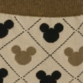 thumbnail image 3 of Mickey Silhouette Diamond Tan Socks, 3 of 3