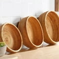 thumbnail image 6 of Rattan Round Fruit Baskets, Bread Basket, Wicker Storage Bowls, Natural Woven Serving Basket Bowls, Decorative Baskets for Kitchen Counter Organizing Medium, 6 of 8
