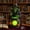 Scary Witch, variant on Halloween Ambiance Lamp – Handcrafted Stained Gothic Wizard Hat Night Light Reading Book Lamp, Suitable for Indoor Party & Spooky Outdoor Halloween Decoration, with USB Plug (A Yellow)
